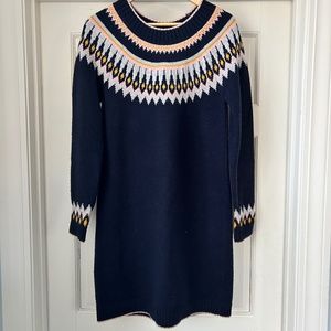Boden Fair Isle Sweater Dress